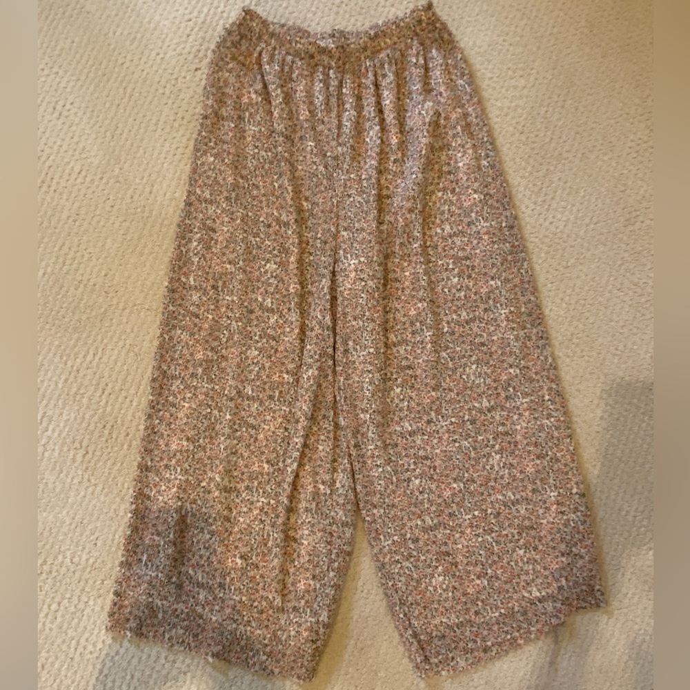 Minkpink XS wide cropped leg summer pants